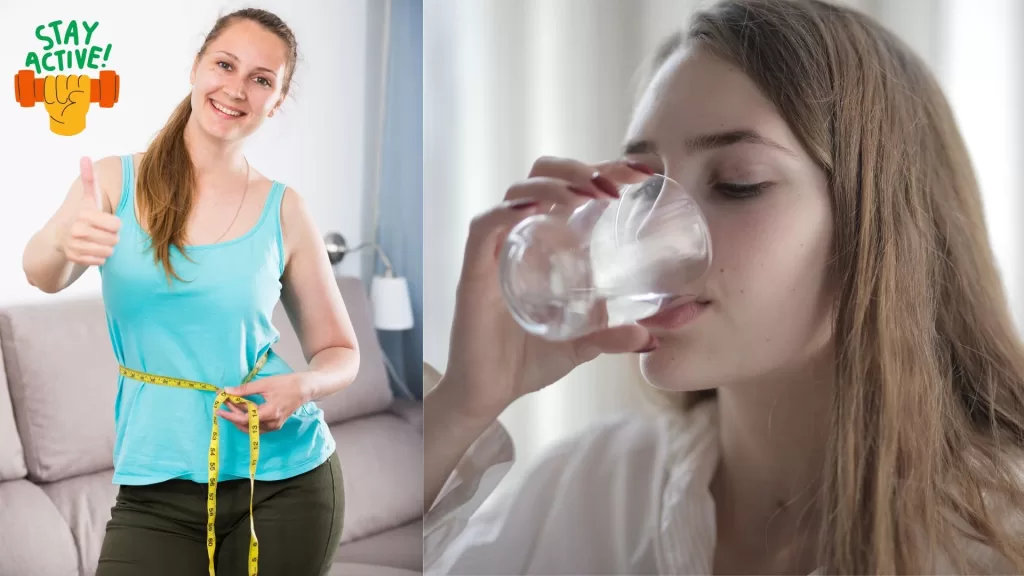 A glass of warm clove water on a wooden table, surrounded by whole cloves, symbolizes its morning weight loss benefits, like boosted metabolism, reduced bloating, and improved digestion.